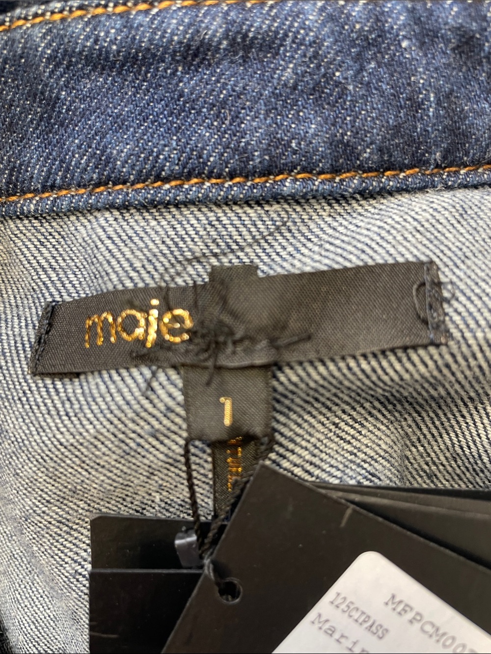 Cipass Denim Button-Up Jacket - Picture 7 of 7